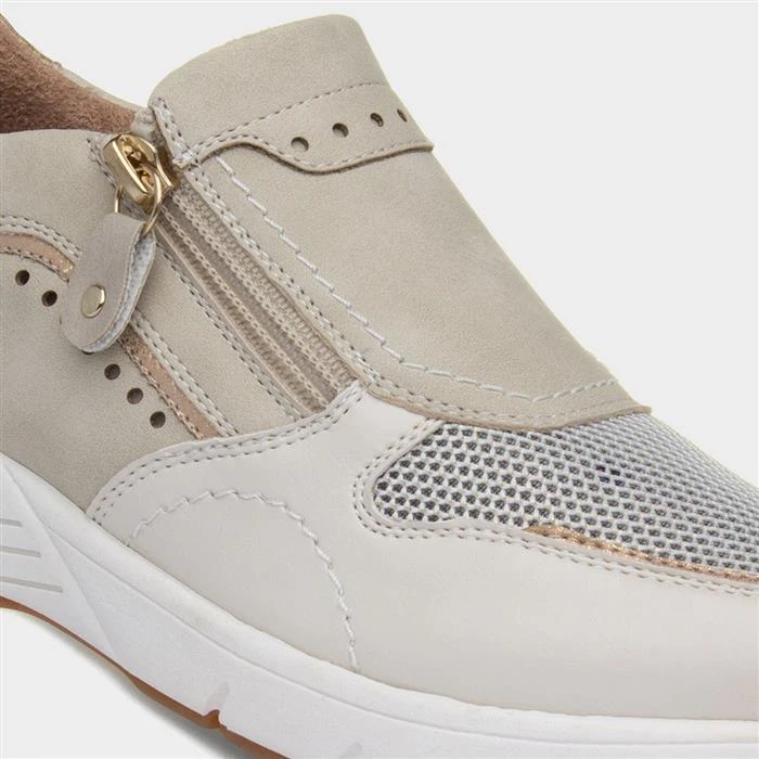 Relife Charlotte Womens Beige Casual Shoe - Image 4