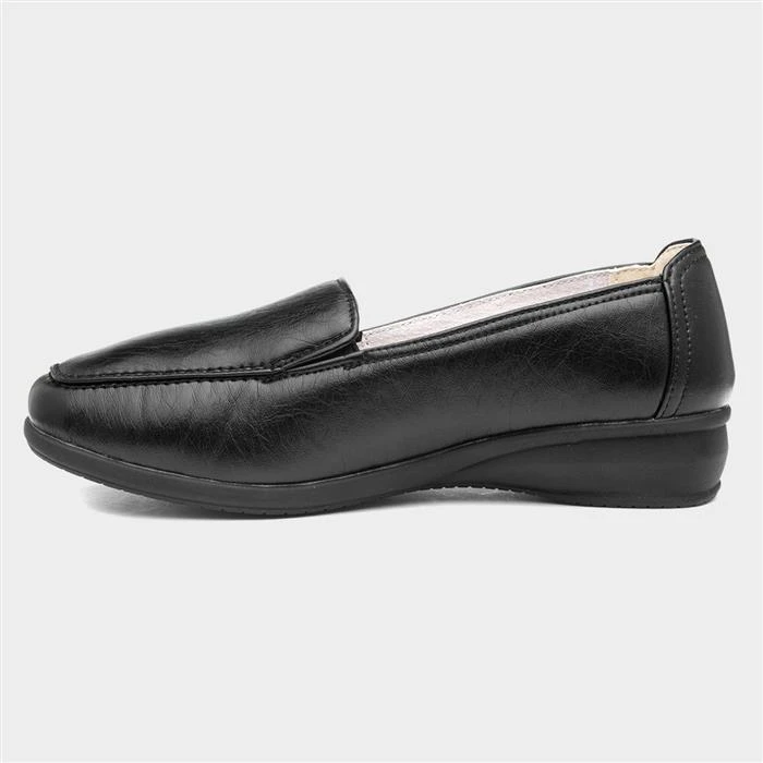 Comfort Plus Sally Womens Black Shoe - Image 2