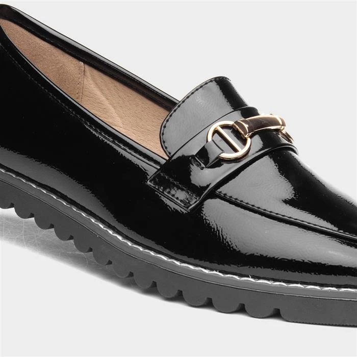 Cushion Walk Carrie Womens Black Patent Loafer - Image 4