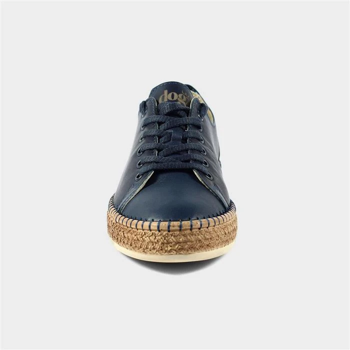 Lazy Dogz Malden Womens Blue Leather Shoe