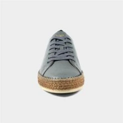 Lazy Dogz Malden Womens Grey Leather Shoe