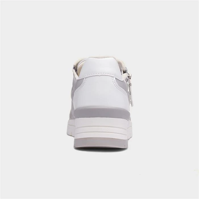 Lilley & Skinner Court Womens Silver Trainers - Image 3