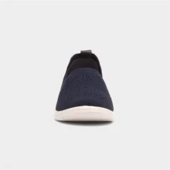Cushion Walk Leanne Womens Navy Knitted Shoe