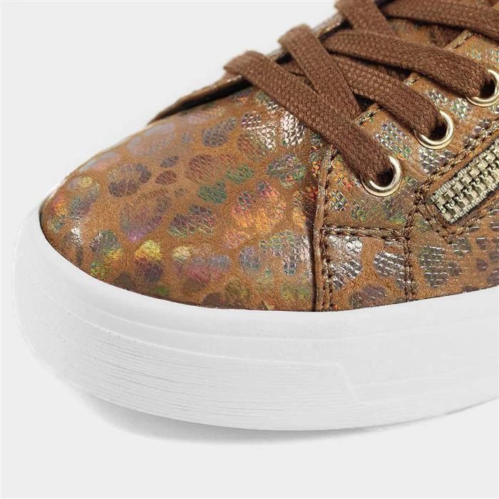 Lunar Charm Womens Metallic Bronze Casual Shoe - Image 3