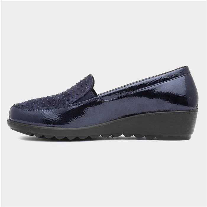 Cushion Walk Susan Womens Blue Casual Shoe - Image 2