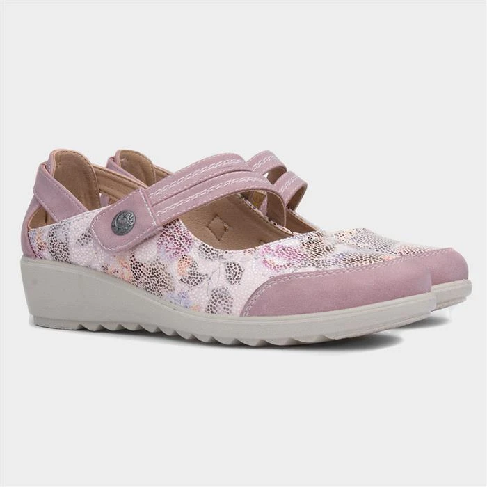 Cushion Walk Jane Womens Pink Shoe - Image 5