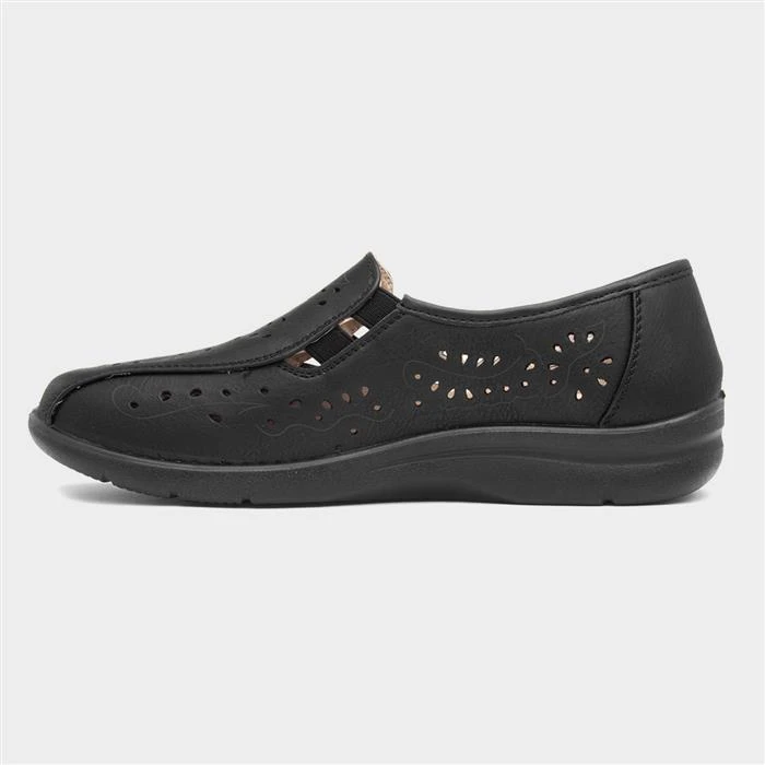 Cushion Walk Grace Womens Black Shoe - Image 2