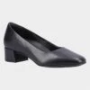 Hush Puppies Alina Womens Black Court Shoe