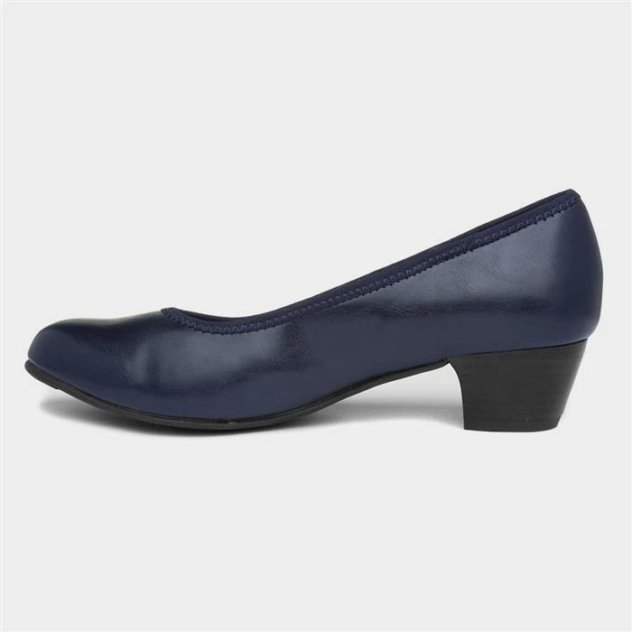 Jana Softline Womens Navy Court Shoe - Image 2