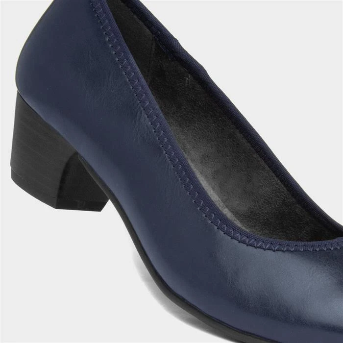 Jana Softline Womens Navy Court Shoe - Image 4