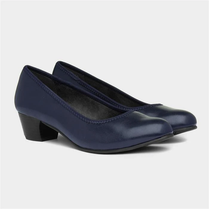 Jana Softline Womens Navy Court Shoe - Image 5