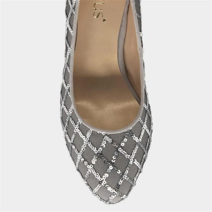 Lotus Lucia Womens Metallic Diamond Sequin Heel - Image 3