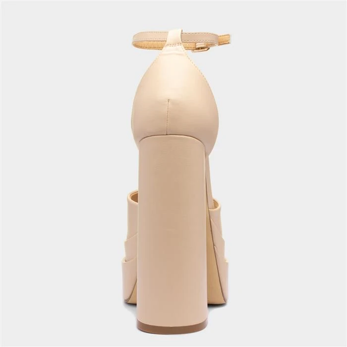 Truffle Angel Womens Nude Platform Heel - Image 3