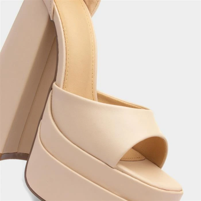 Truffle Angel Womens Nude Platform Heel - Image 4