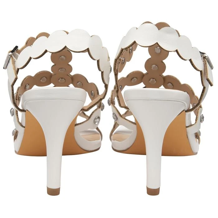 Lotus Inaya Womens White Heeled Sandal - Image 2
