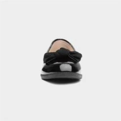 Lilley Anita Womens Black Patent Loafer With Bow