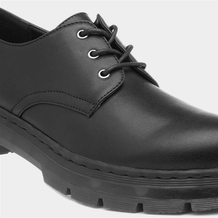 Lilley Ashley Womens Lace Up Formal Shoe In Black - Image 4