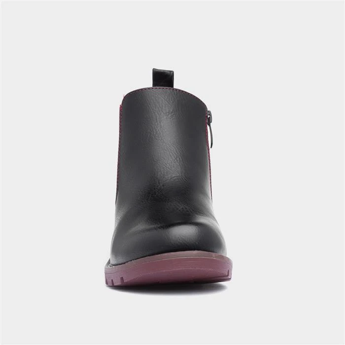 Heavenly Feet Dawlish Womens Black Chelsea Boot