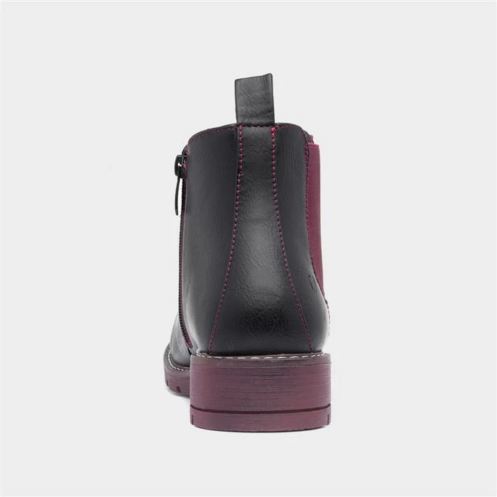Heavenly Feet Dawlish Womens Black Chelsea Boot - Image 3