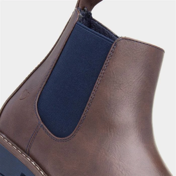 Heavenly Feet Dawlish Womens Brown Chelsea Boot - Image 4