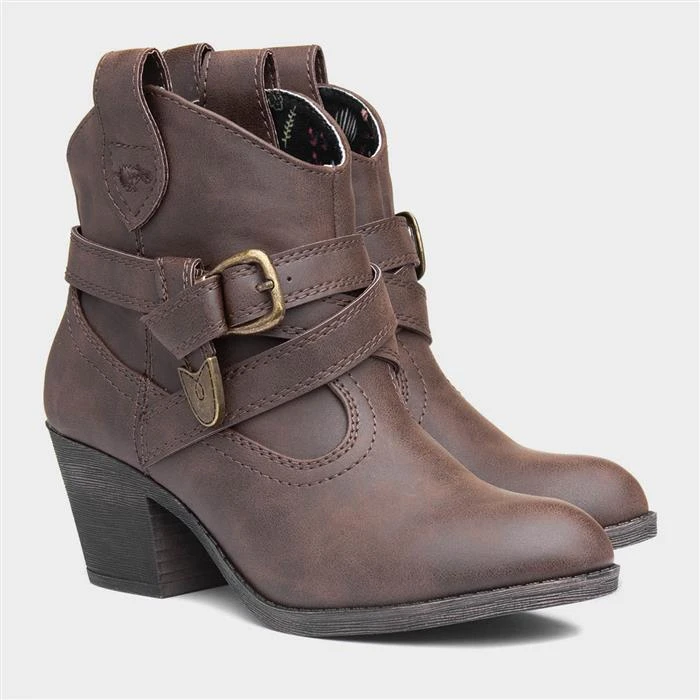 Rocket Dog Satire Graham Womens Brown Ankle Boot - Image 5