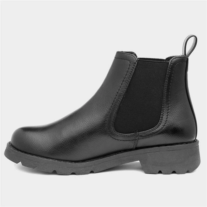 Heavenly Feet Croft Womens Black Chelsea Boot - Image 2