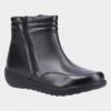 Fleet & Foster Morocoo Womens Black Ankle Boot