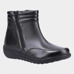 Fleet & Foster Morocoo Womens Black Ankle Boot