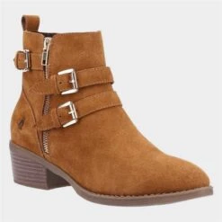 Hush Puppies Jenna Womens Ankle Boot In Tan