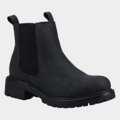 Divaz Taijal Womens Black Chelsea Boot