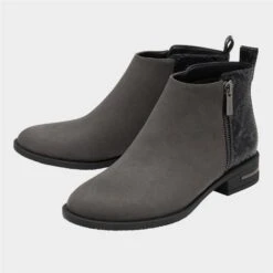 Lotus Anneka Womens Grey Snake Print Ankle Boot