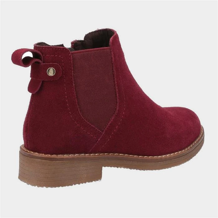 Hush Puppies Maddy Womens Red Leather Boot - Image 2