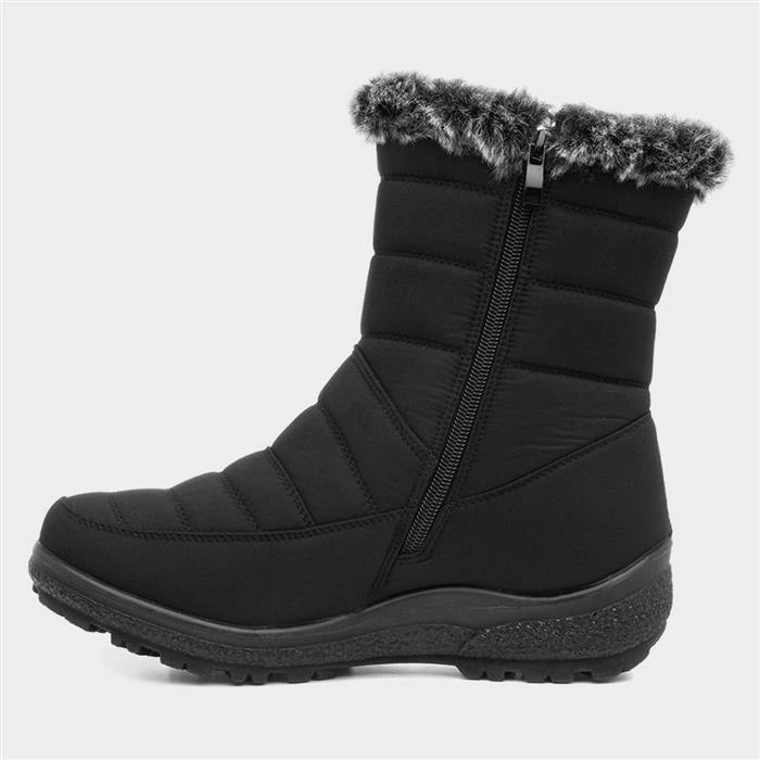 Softlites Joy Womens Black Boots - Image 2