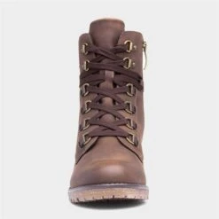 Relife Stacey Womens Brown Heeled Boots