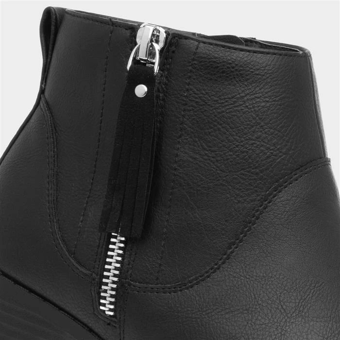 Lilley Maisy Womens Black Ankle Boot - Image 4
