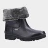 Hush Puppies Alice Womens Black Waterproof Boot