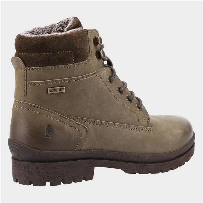 Hush Puppies Annay Womens Olive Green Mid Boot - Image 2