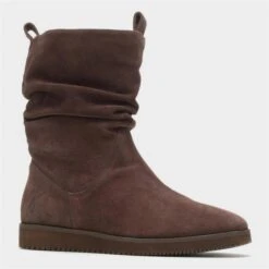Hush Puppies Chow Chow Womens Brown Ruched Boot