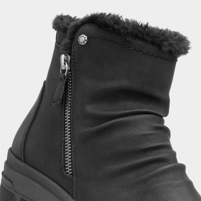 Relife Louise Womens Black Ankle Boot - Image 4
