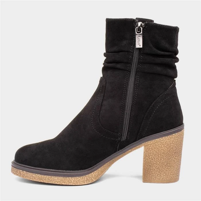 Lotus Danica Womens Black Ankle Boot - Image 2