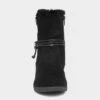 Sprox Womens Black Wedged Boot
