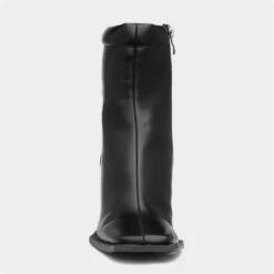 Heart Lydia Womens Black Heeled Boot