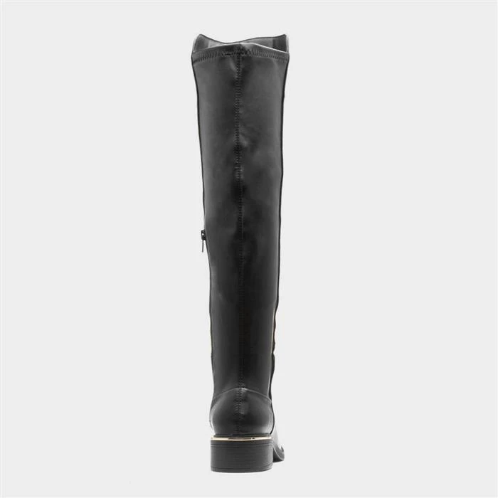 Truffle Nicola Womens Black High Leg Boot - Image 3