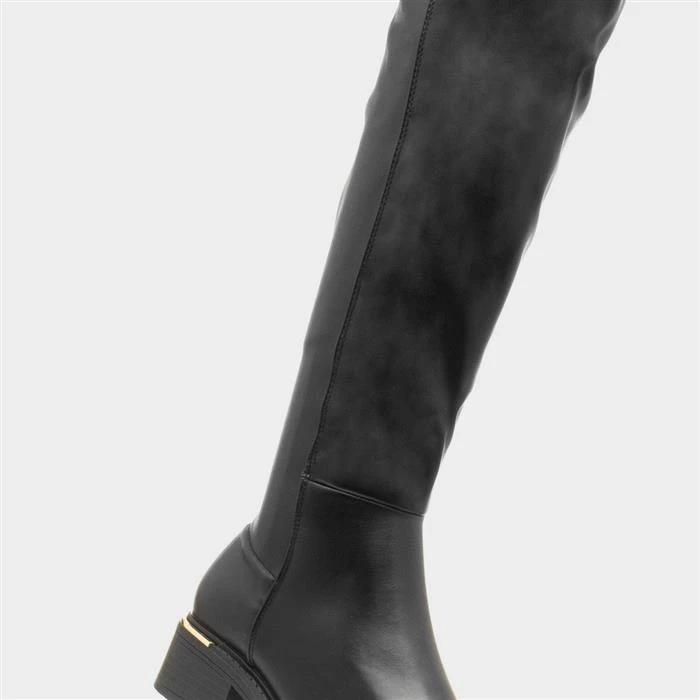 Truffle Nicola Womens Black High Leg Boot - Image 4