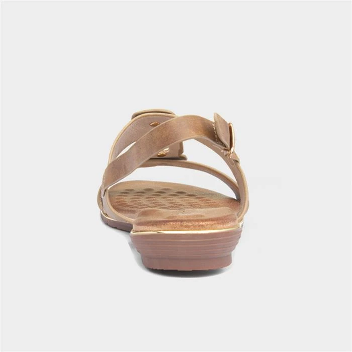 Lunar Adora Womens Tan Sandal - Image 3