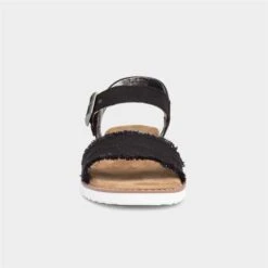 Skechers Bobs Black Desert Kiss Canvas Sandal
