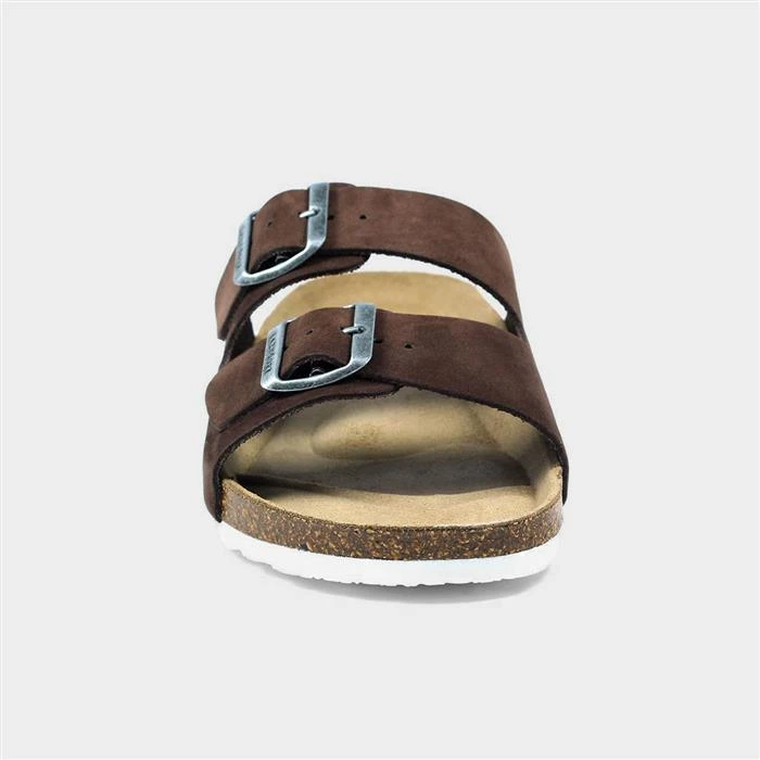 Lazy Dogz Roco Womens Dark Brown Suede Sandal