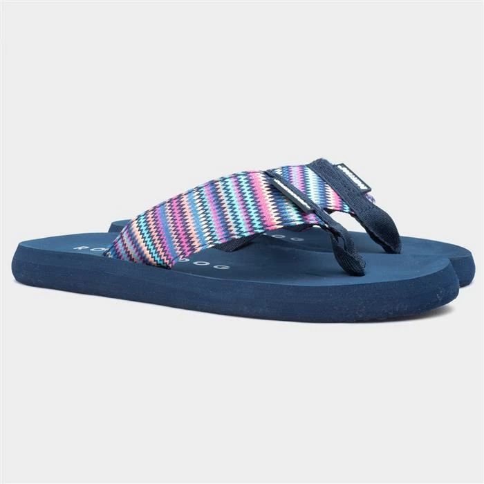 Rocket Dog Adios Stark Womens Striped Flip Flop - Image 5