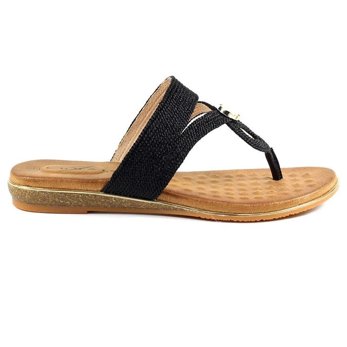 Lunar Ezra Womens Black Sandal