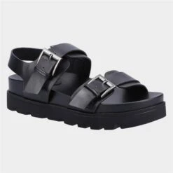 Divaz Saphia Womens Black Chunky Sandal